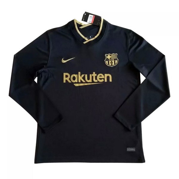 Tailandia Camiseta Barcelona 2ª ML 2020-2021 Negro